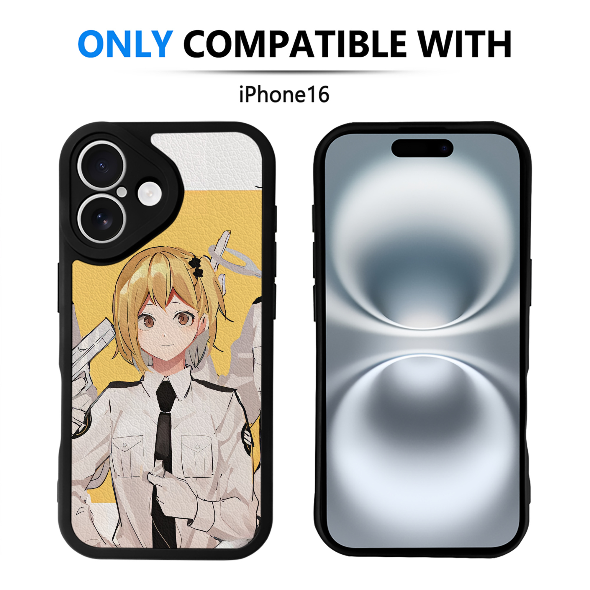 （画像用） ハイキュー!! Haikyu!! 【iPhone 16シリーズ対応】シリコンスマホケース（レザー調） 材質：シリコン